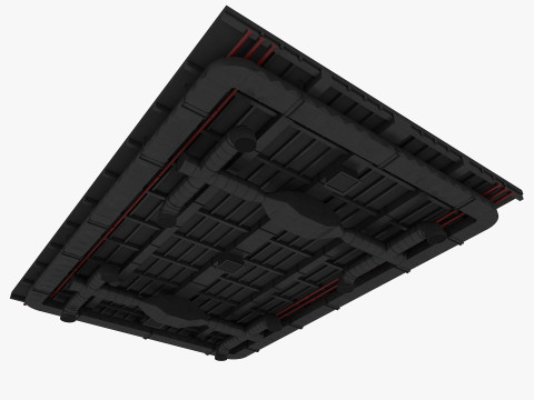 Ceiling Ventilation Pipes 8 3Dモデル