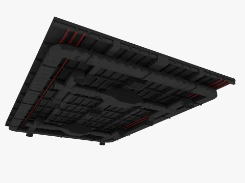 Pipa Ventilasi Plafon 8 Model 3D