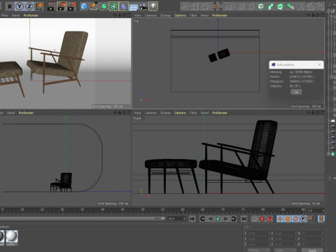 Chair Modello 3D
