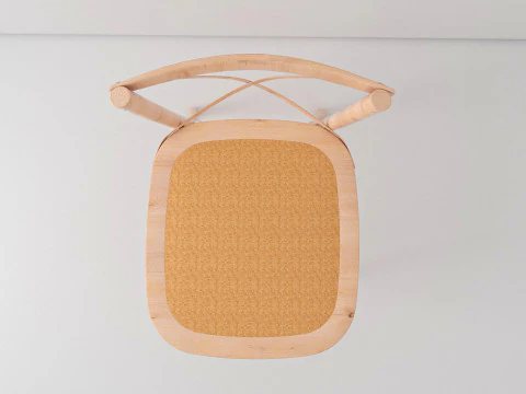 Chair Wood 3 3D Model