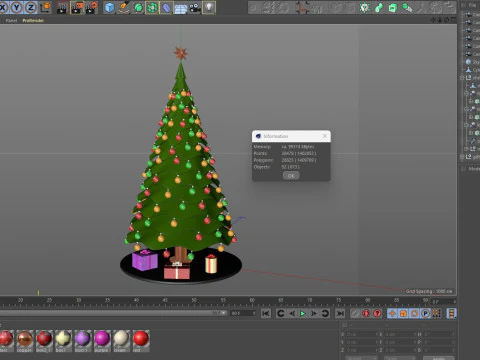 Weihnachtsbaum 3D Modell