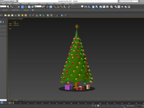 Weihnachtsbaum 3D Modell