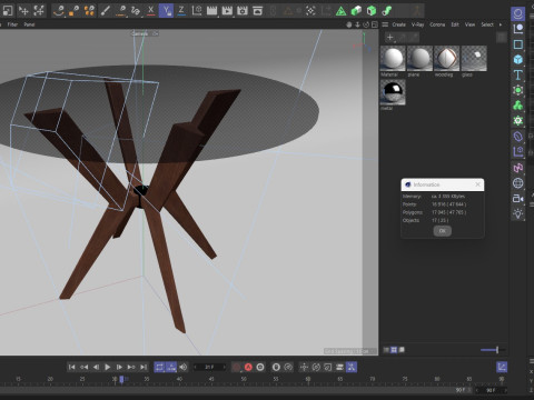 Coffee Table 3D Model