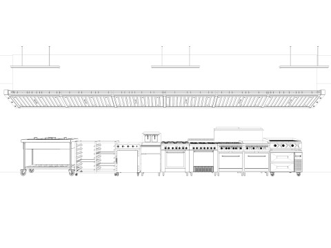 Commercial Kitchen Modelo 3D