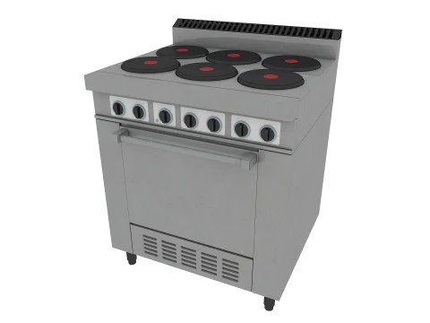 Commercial Kitchen Equipments 2 3D Model