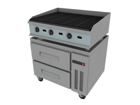Commercial Kitchen Equipments 2 3D Модель