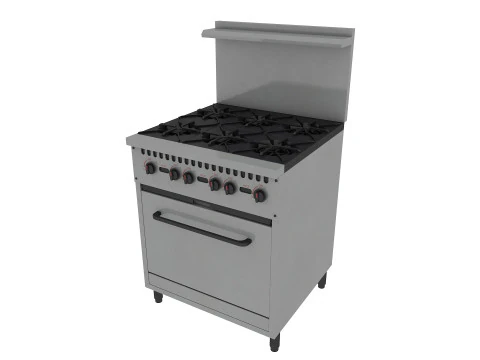 Commercial Kitchen Equipments 2 3D Model