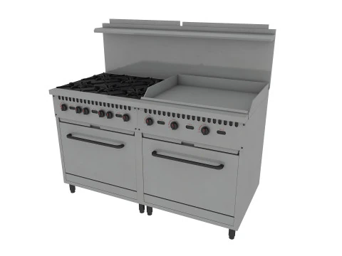 Commercial Kitchen Equipments 2 3D Model
