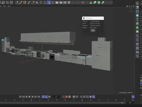 Commercial Kitchen Equipments 2 3D Модель