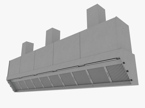 Commercial Kitchen Equipments 3D Model