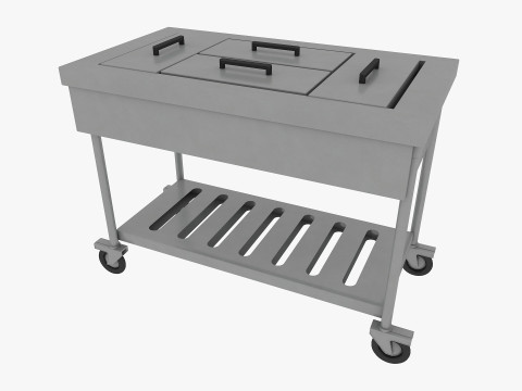 Commercial Kitchen Equipments 3D Model