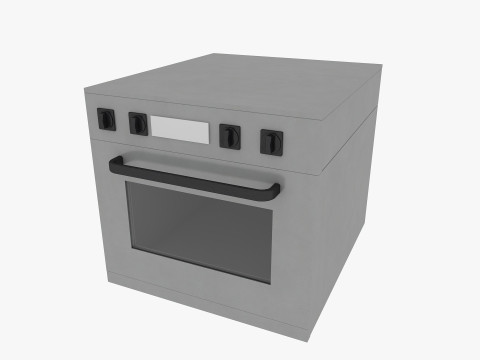 Commercial Kitchen Equipments 3D Model