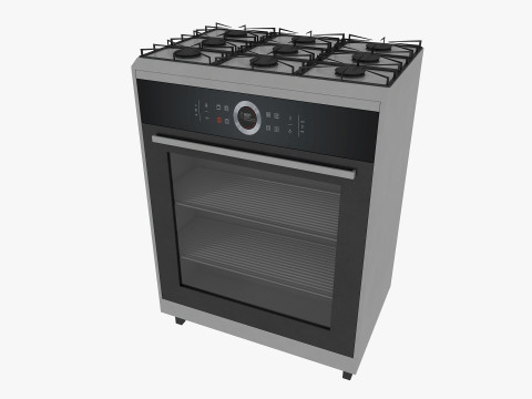 Commercial Kitchen Equipments 3D Model