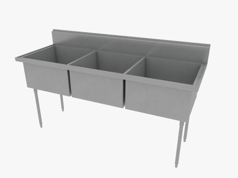 Commercial Kitchen Equipments 3D Model