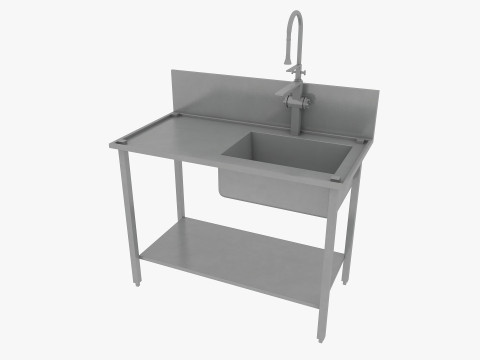 Commercial Kitchen Equipments 3D Model
