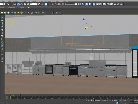 業務用厨房5 3Dモデル