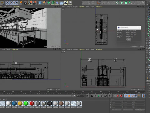 Commercial Kitchen 6 3D Model