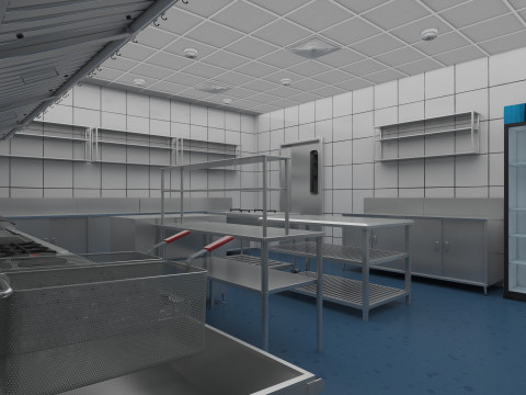 Commercial Kitchen 7 3Dモデル