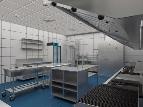 Commercial Kitchen 7 3Dモデル
