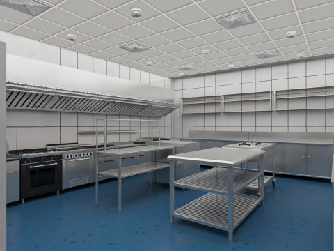Commercial Kitchen 7 3Dモデル