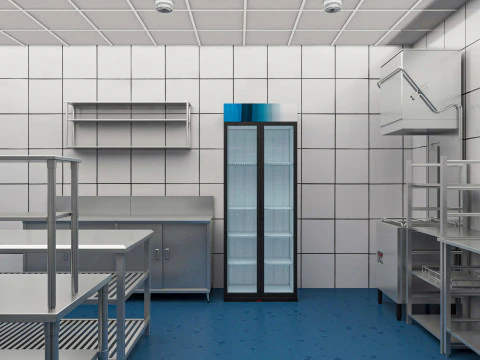 Ticari Mutfak 7 3D Model