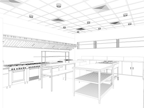 Commercial Kitchen 7 3Dモデル