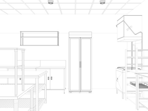 Commercial Kitchen 7 3Dモデル