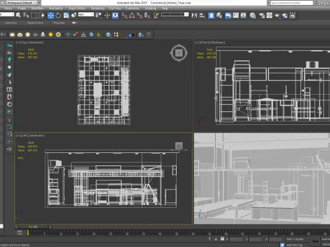Ticari Mutfak 7 3D Model