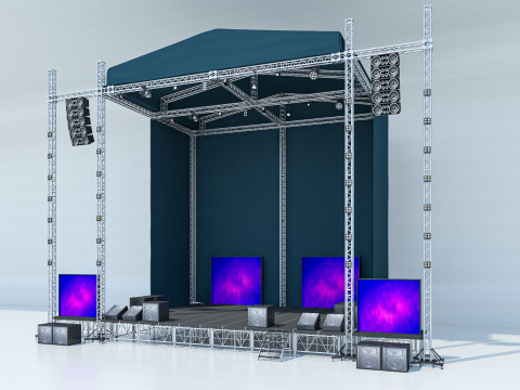 Concert Stage 2 Modèle 3D