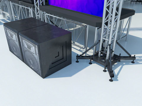 Concert Stage 2 3D Model