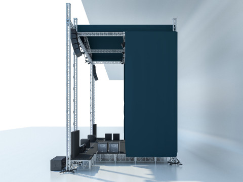Concert Stage 2 3D Модель