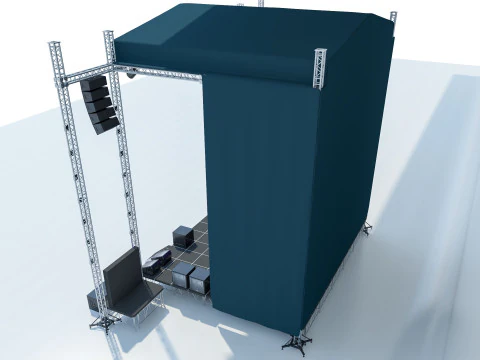 Concert Stage 2 3D Model
