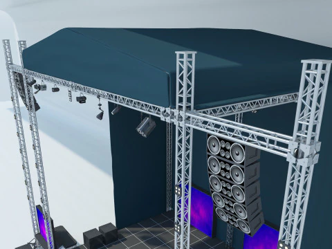 Concert Stage 2 3D Model