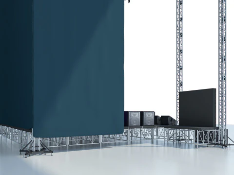 Concert Stage 2 3D Model