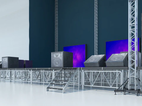 Concert Stage 2 3D Model