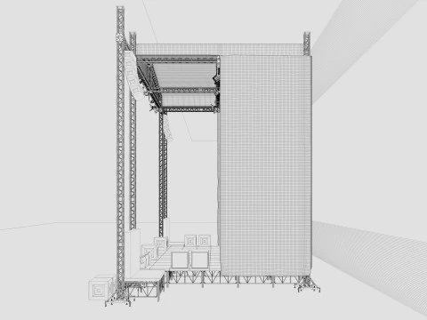 Concert Stage 2 3D Model