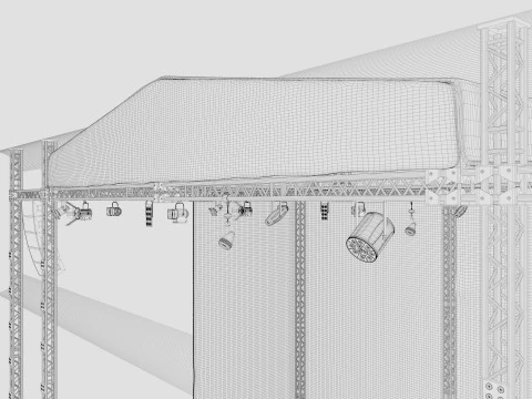 Concert Stage 2 3D Model
