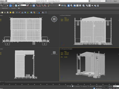 Concert Stage 2 3D Model