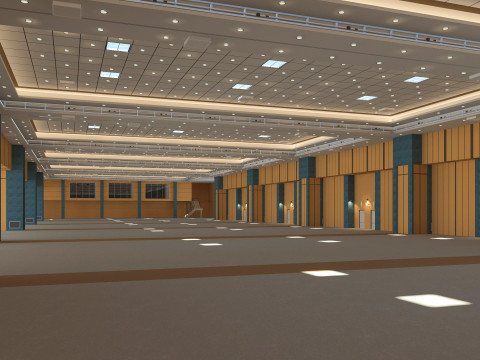 Congress Center Hall 3Dモデル