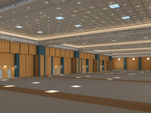 Congress Center Hall 3Dモデル