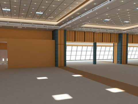 Congress Center Hall 3Dモデル
