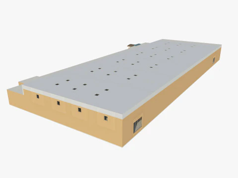 Congress Center Hall 3D Model