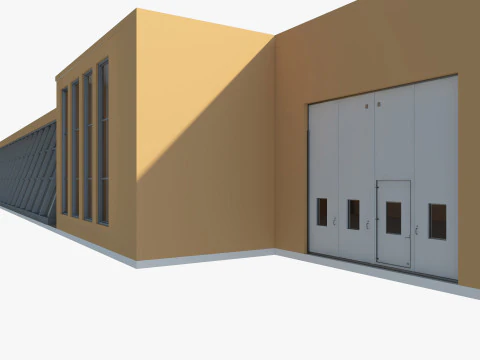 Congress Center Hall 3D Model