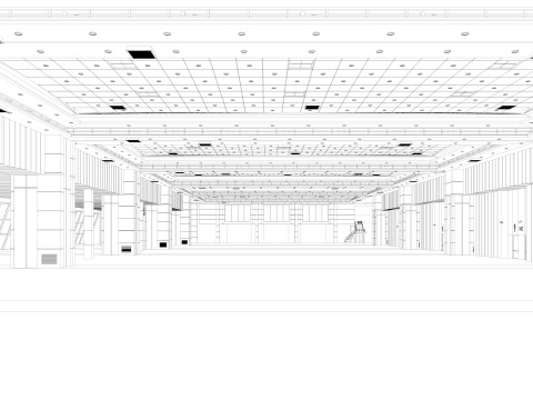 Congress Center Hall 3Dモデル