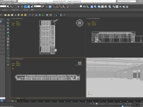 Congress Center Hall 3Dモデル