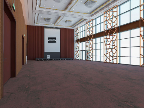 Congress Hall Meeting Room 3D 모델