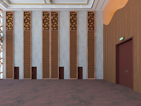 Congress Hall Meeting Room Model 3D
