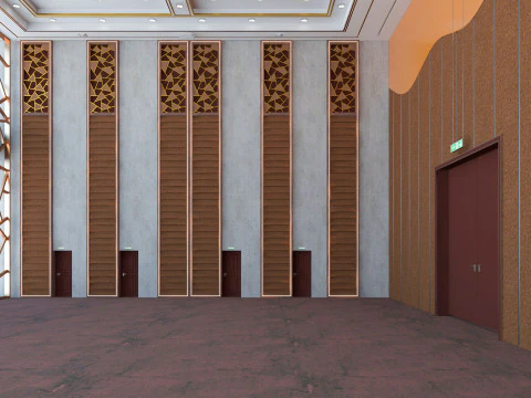 Congress Hall Meeting Room 3D Model