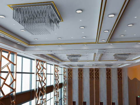 Congress Hall Meeting Room Model 3D