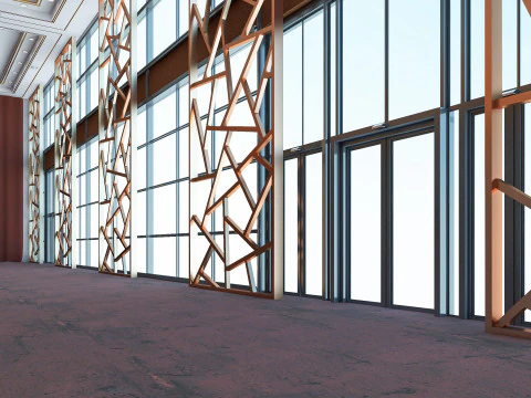 Congress Hall Meeting Room 3D Model